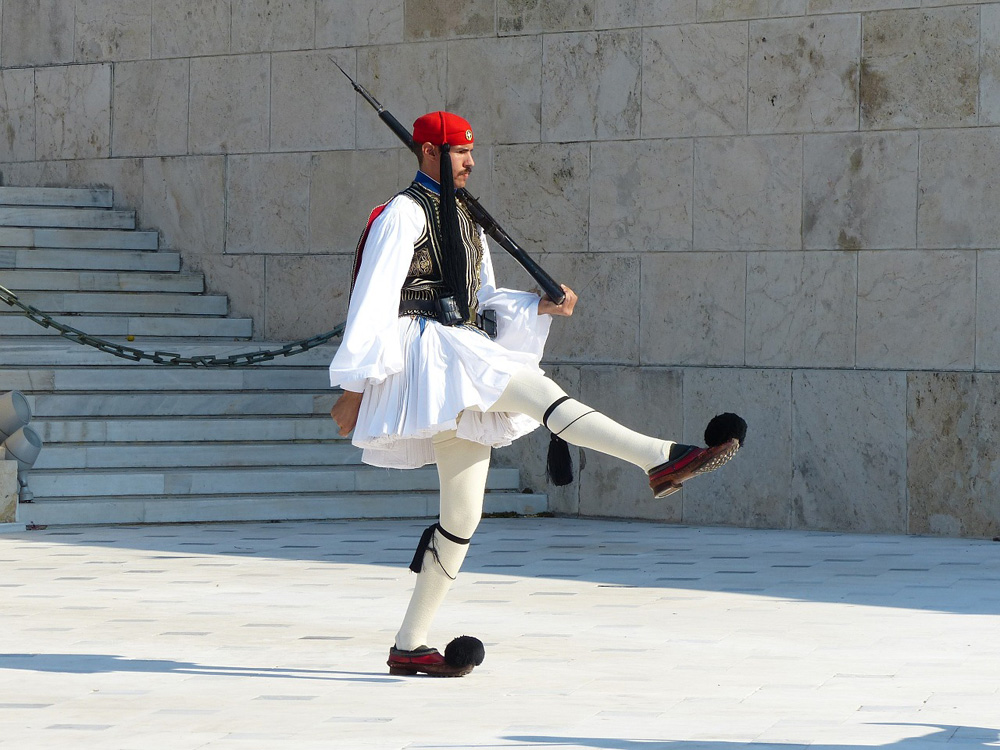 Evzone Soldier, Greek Parliament, Syntagma